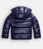 Doudoune Oversize Matelassée Brillante à Capuche pour Femme
