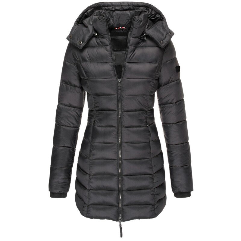Veste Matelassée Longue pour Femmes - Emilia Lane