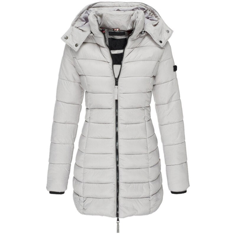 Veste Matelassée Longue pour Femmes - Emilia Lane