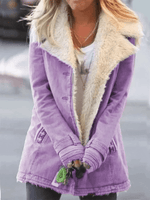 Veste Mi - Longue Boutonnée pour Femme - Emilia Lane