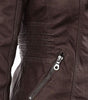 Veste Motard à Capuche en Simili Cuir pour Femme - Emilia Lane