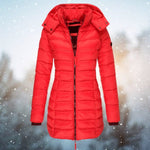 Doudoune Longue à Capuche pour Femme
