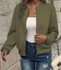 Veste Bomber Courte Matelassée pour Femme