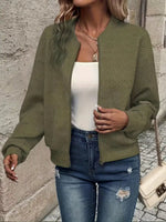 Veste Bomber Courte Matelassée pour Femme