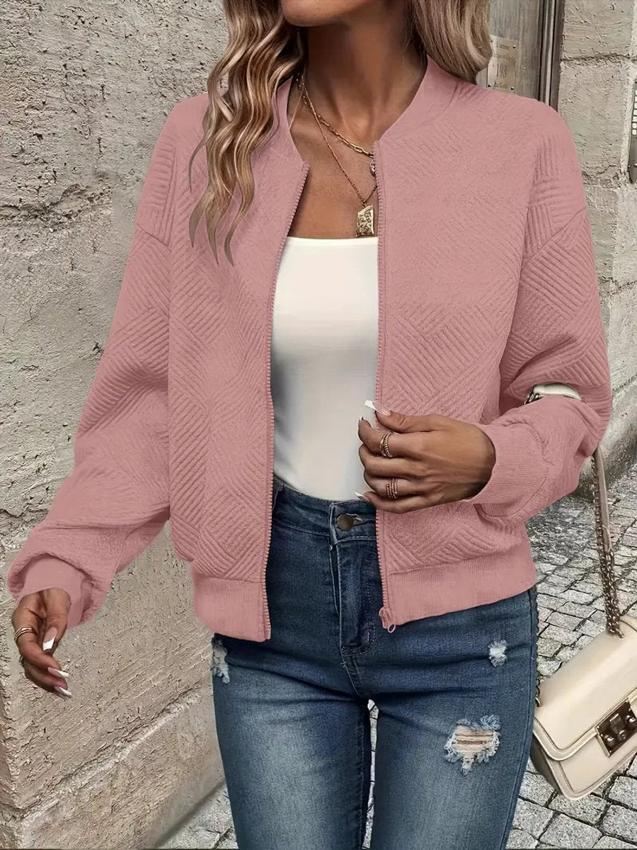 Veste Bomber Courte Matelassée pour Femme