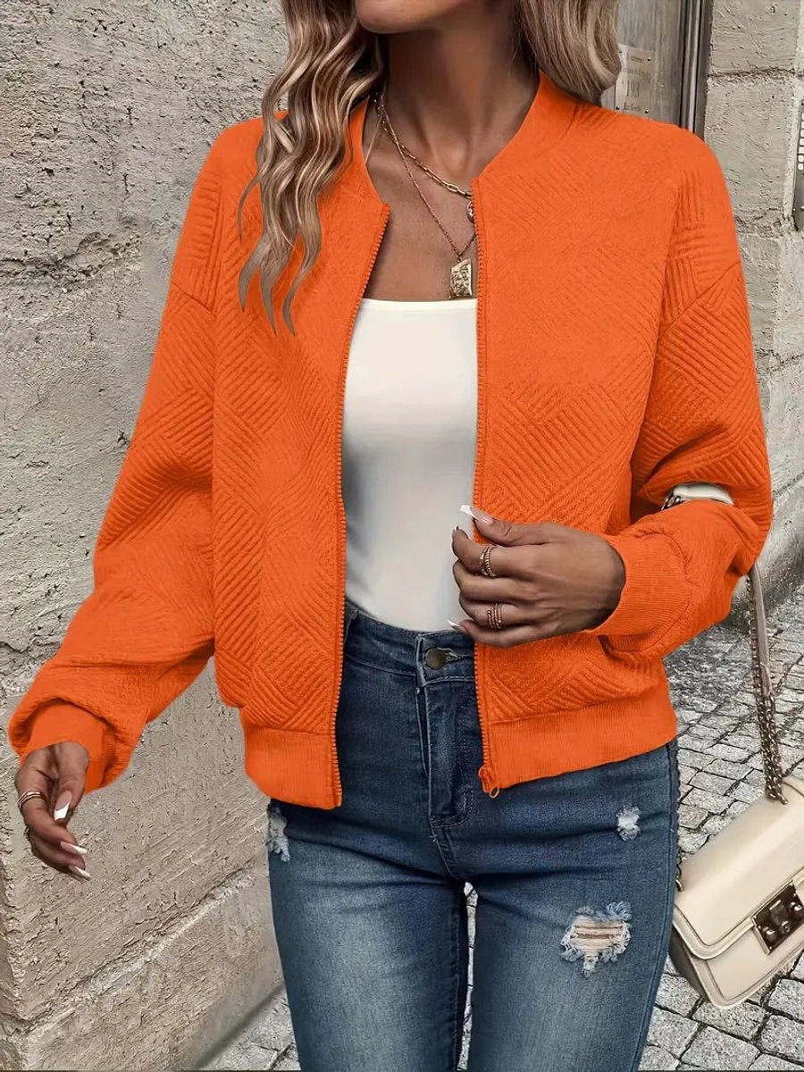 Veste Bomber Courte Matelassée pour Femme
