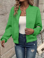 Veste Bomber Courte Matelassée pour Femme