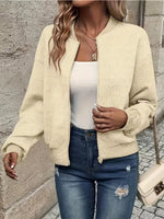Veste Bomber Courte Matelassée pour Femme